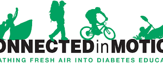 Connected in Motion logo (green images of outdoor activities and black text)